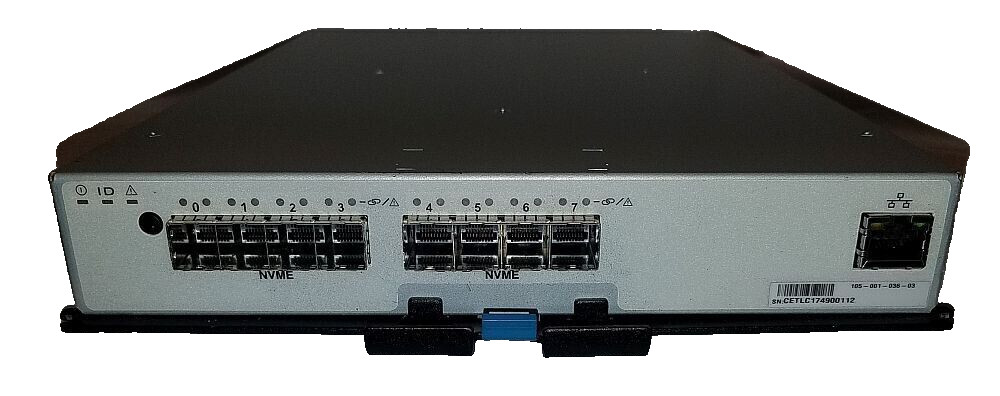 EMC 105-001-036-03 QUAD PORT NVME IOM FOR POWERMAX 2000 8000 DAE Used