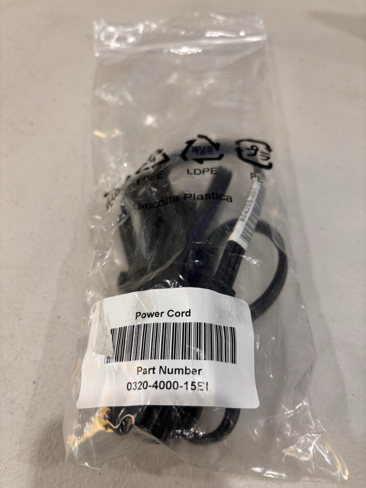 Replacement AC Charger Cable Power Cord 8ft 125 Volts 10 Amps 0320-4000-15BI