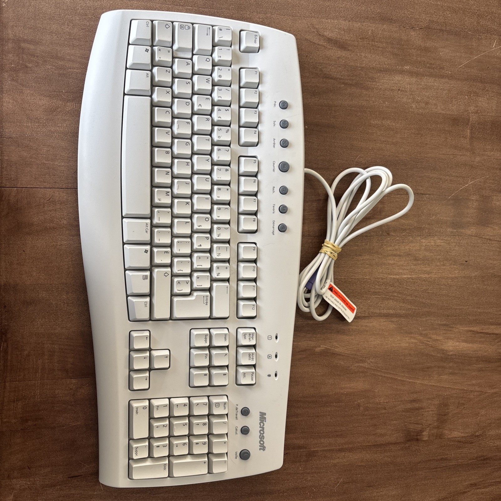Microsoft 56TW X08-76763 Wired PS/2 Internet Keyboard