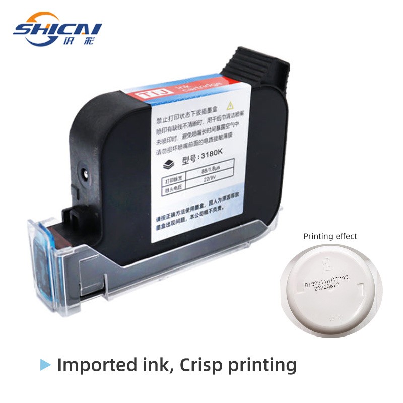Ink Cartridges 3pcs Replacement 12.7mm Handheld Inkjet Coder