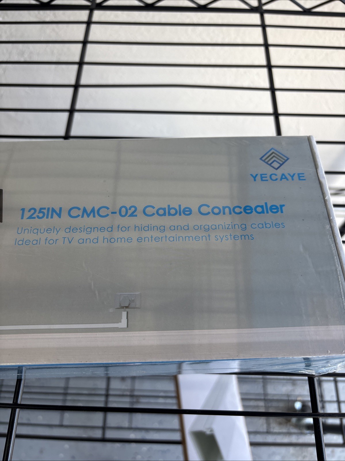 Yecaye 125 Inch CMC-02 Cable Concealer White Home Improvement Interior Design