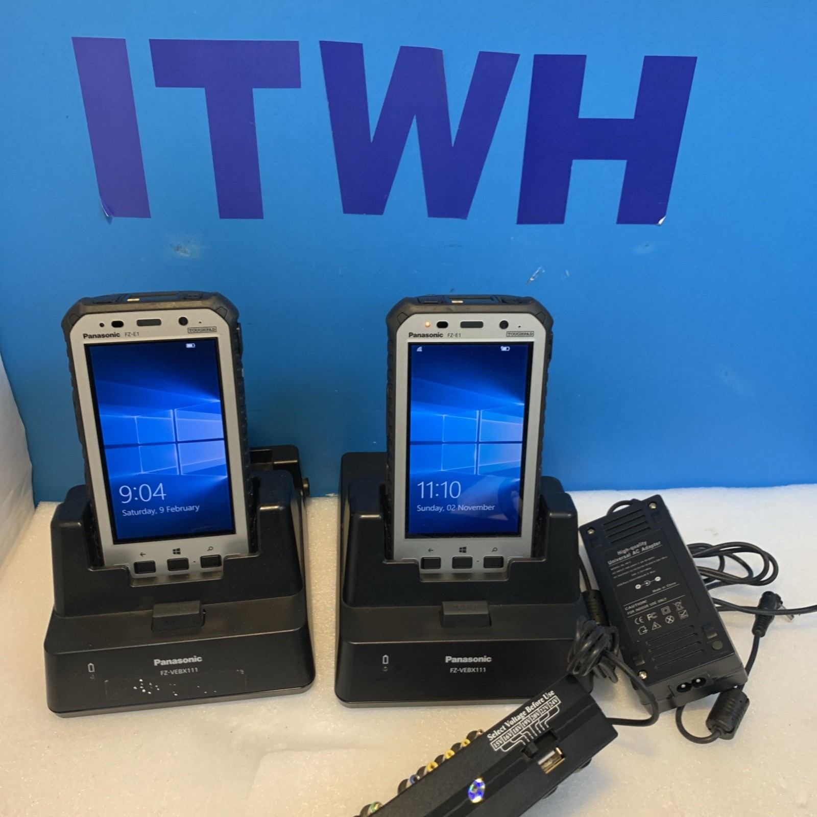 Nice ~ 2x Panasonic Toughpad Rugged 5HD FZ-E1 SIM Mobile Phone Barcode Readers