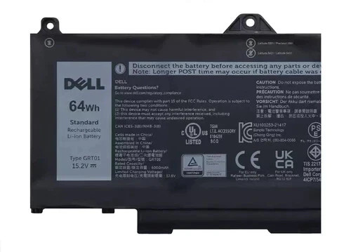 NEW Genuine GRT01 R05P0 64Wh Battery ForDell Latitude 5421 5431 5521 5531 Series