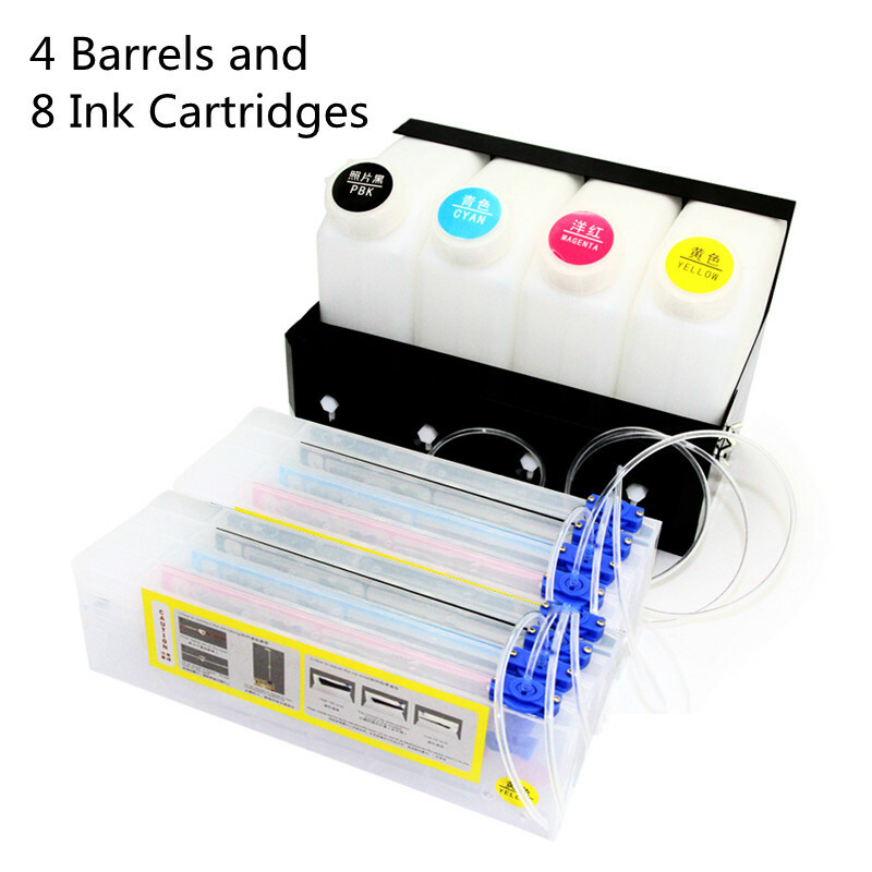 (4 Barrels+ 8 Cartridges) ECO-SOL MAX 2 Bulk Ink System For Roland XF-640 CISS