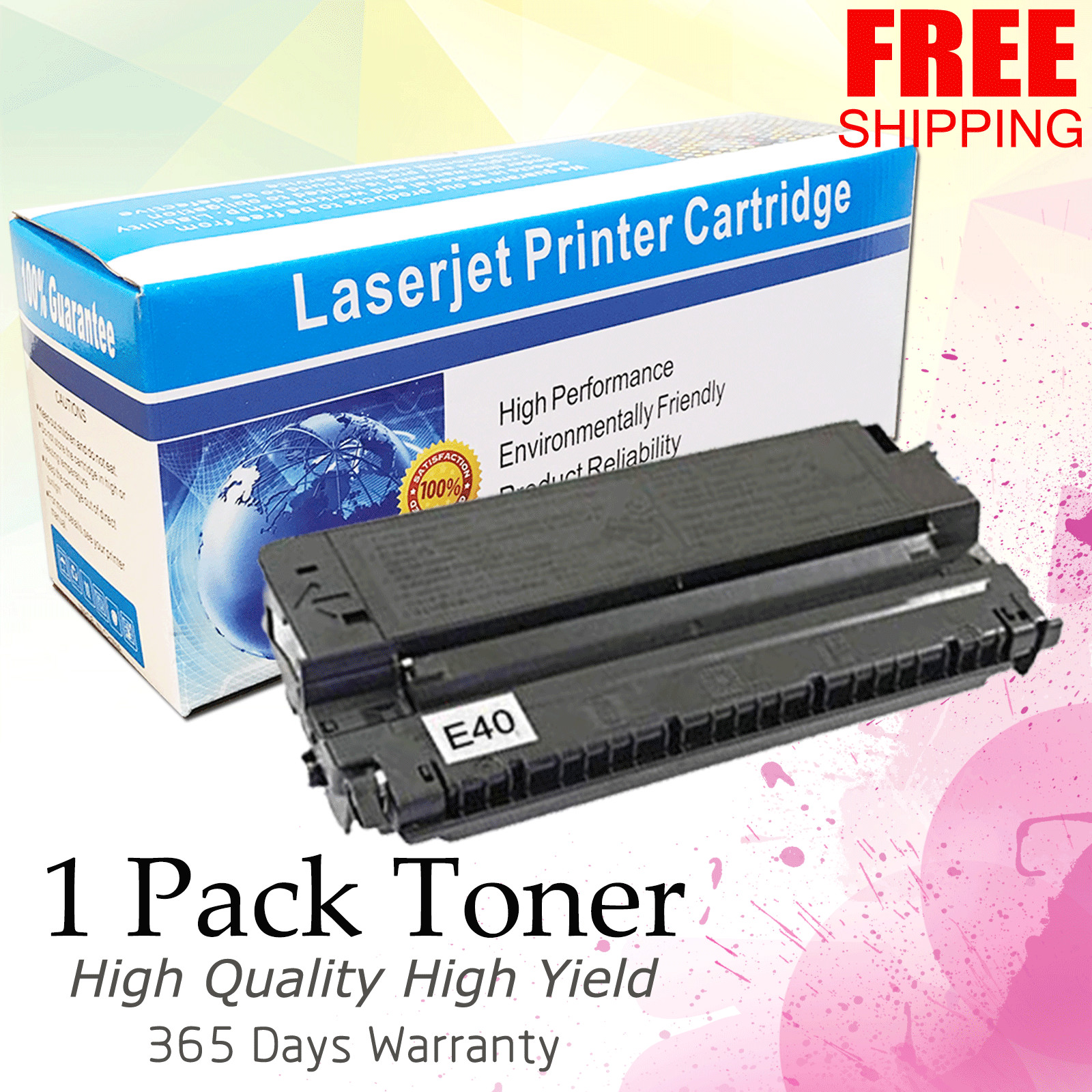 1PK E40 Toner For Canon PC-330 PC-400 PC-420 PC-425 PC-428 PC-430 PC-530 PC-550