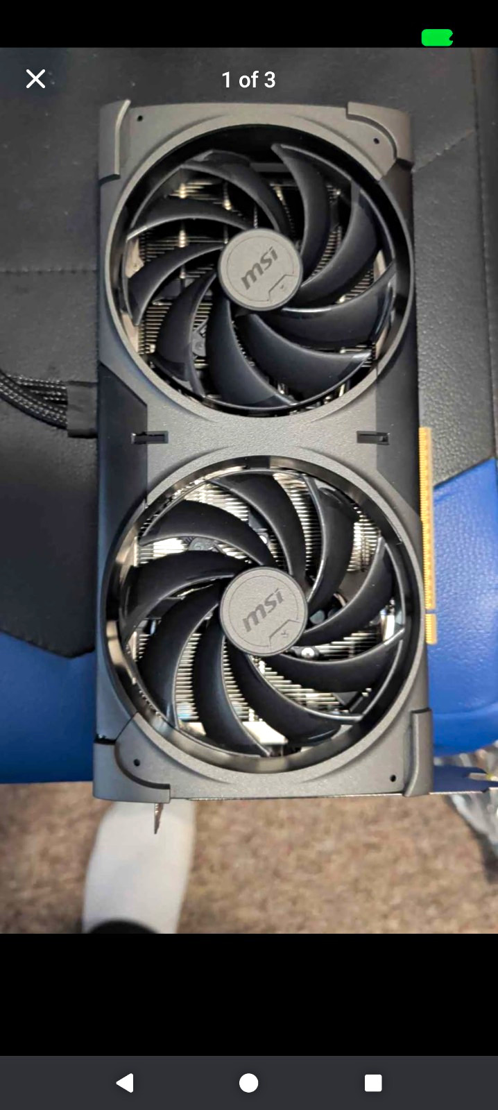 MSI NVIDIA GeForce RTX Dual Fan Heatsink GPU Multi-Monitor HDMI DP PCIe x16