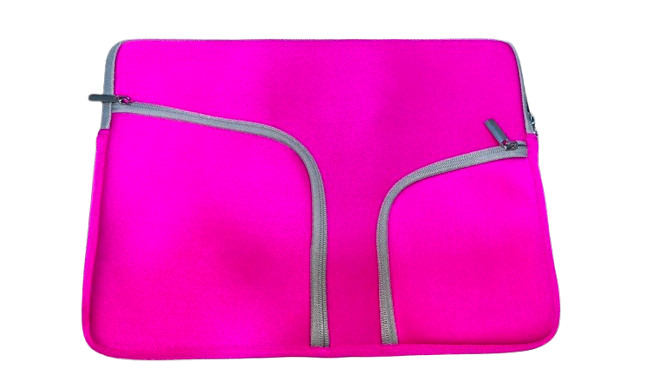 Pink 14 Inch Laptop Sleeve Case Shockproof Waterproof Zipper Pouch Bag Pro New .