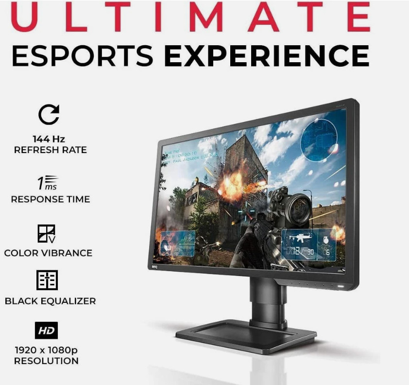 BenQ ZOWIE 24 inch 144Hz 1080p Widescreen TN LCD Monitor