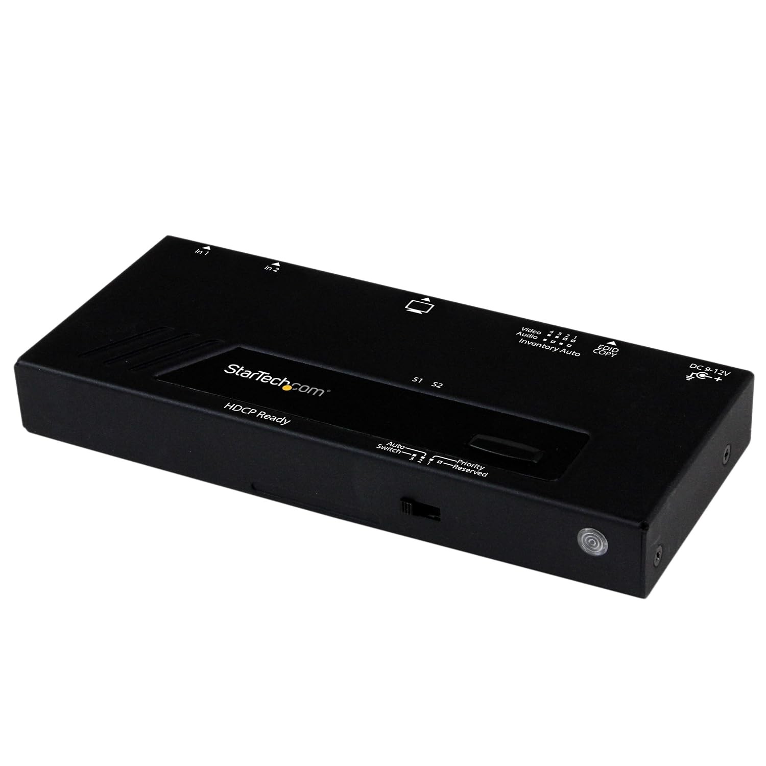 2 Port HDMI Switch Auto Priority EDID TAA 1080p HDMI 2 Way 2 Input Switch