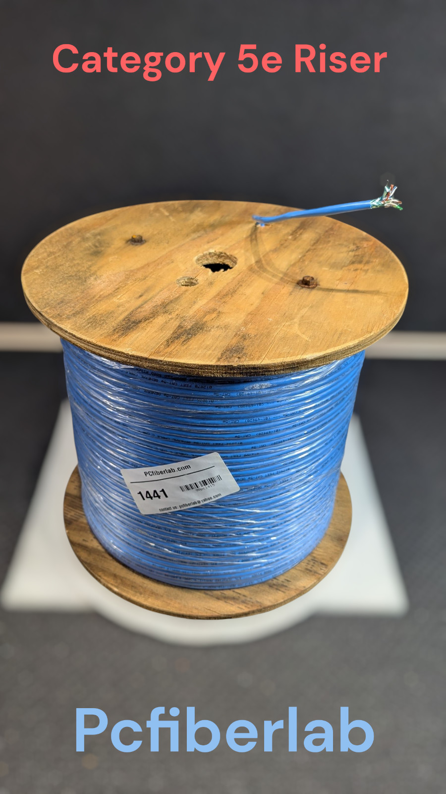 General Cable CAT 5E GenSpeed 5000 F/UTP Riser Shielded 24AWG CMR Blue - 1000 FT