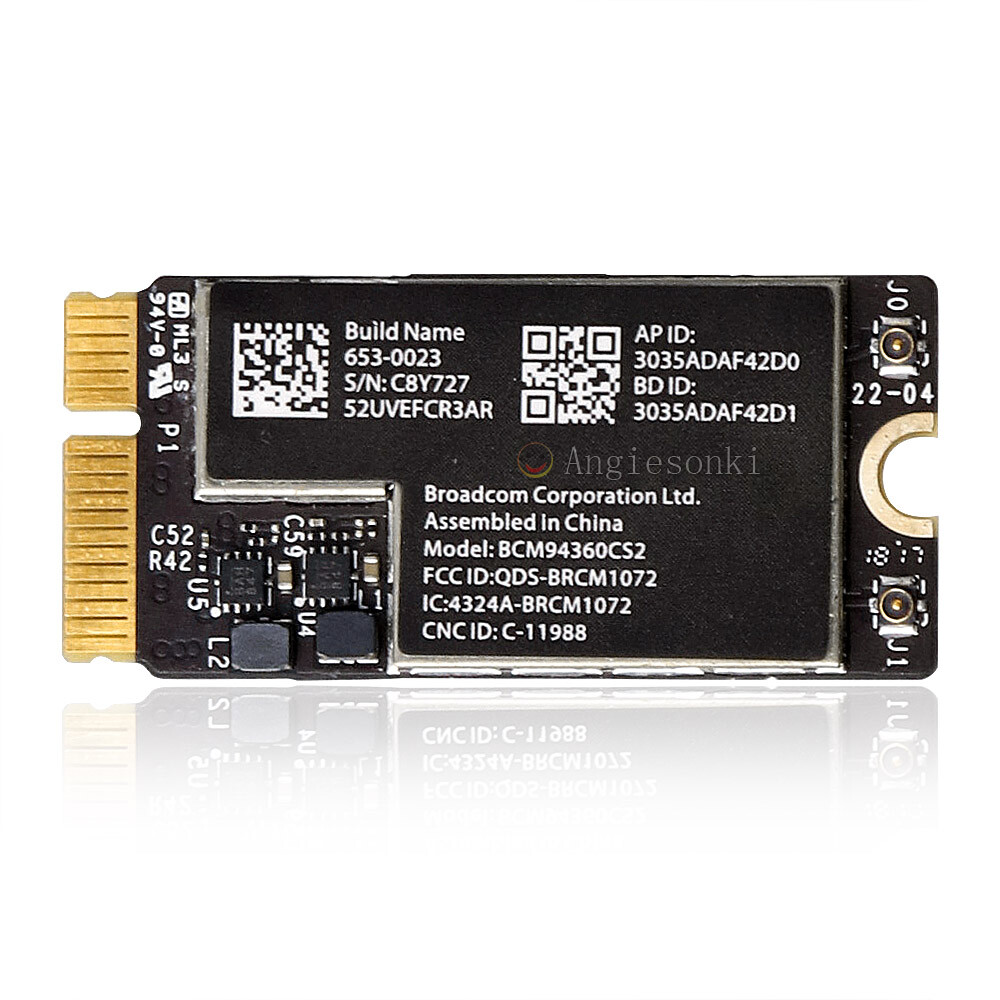 13" Macbook Air A1465 A1466 MD711 BCM94360CS2 Bluetooth4.0 AirPort WiFi Card