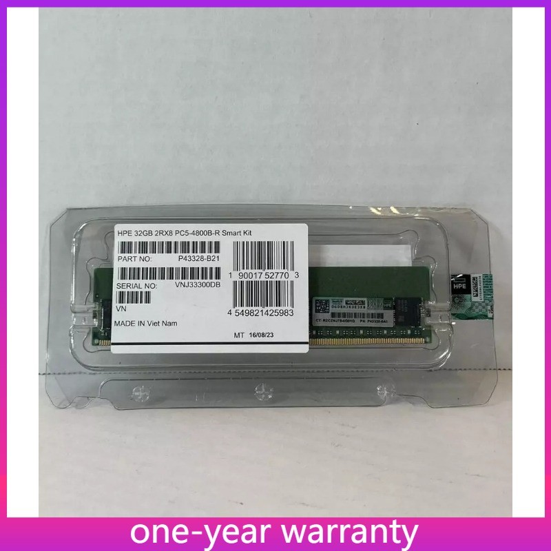 P43328-B21 P43330-0A1 HPE 32GB 2Rx8 DDR5 PC5-4800 EC8 RDIMM Gen11 Server