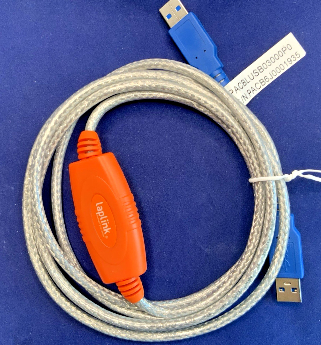 Laplink USB 3.0 SuperSpeed PC-to-PC Transfer Cable - Never Used