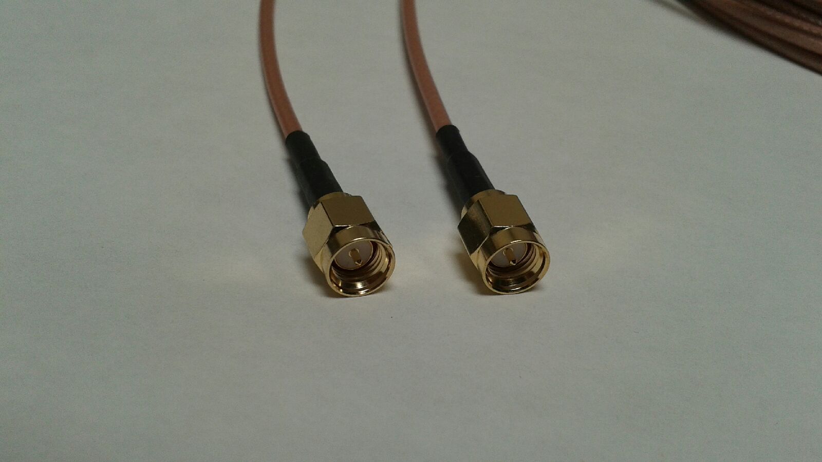 US MADE   SMA male  TO  SMA  male MIL - RG-316  coax cable  30 ft     50 ohm  