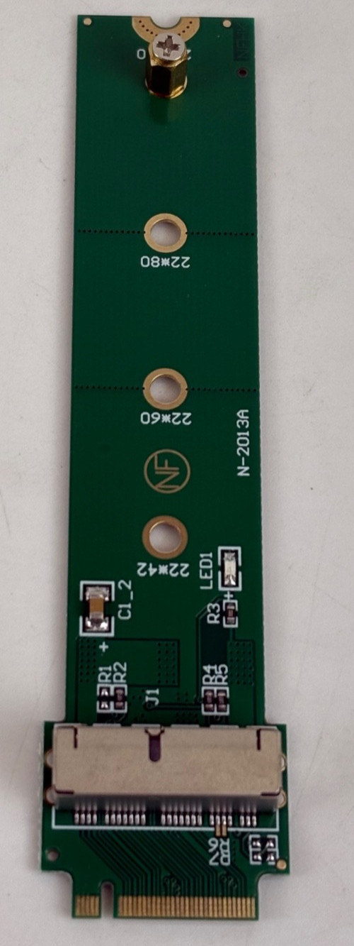 Chenyang 12+16Pin MAC SSD to Motherboard M.2 NVME NGFF M-Key Convert Adapter Car