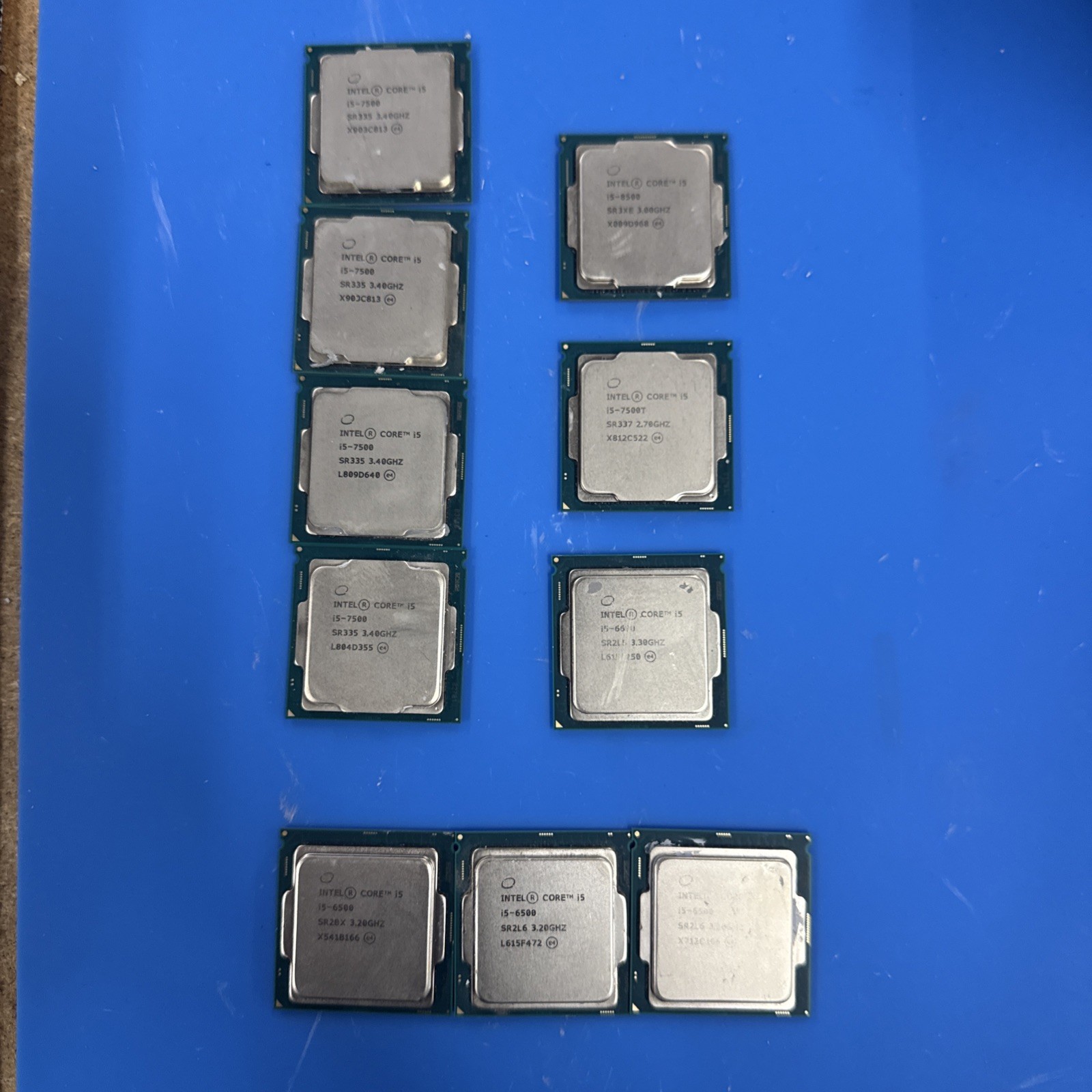 Mixed Lot of 10 - Intel Core I5-6500/6600/7500/7500T/8500 - Fully Tested