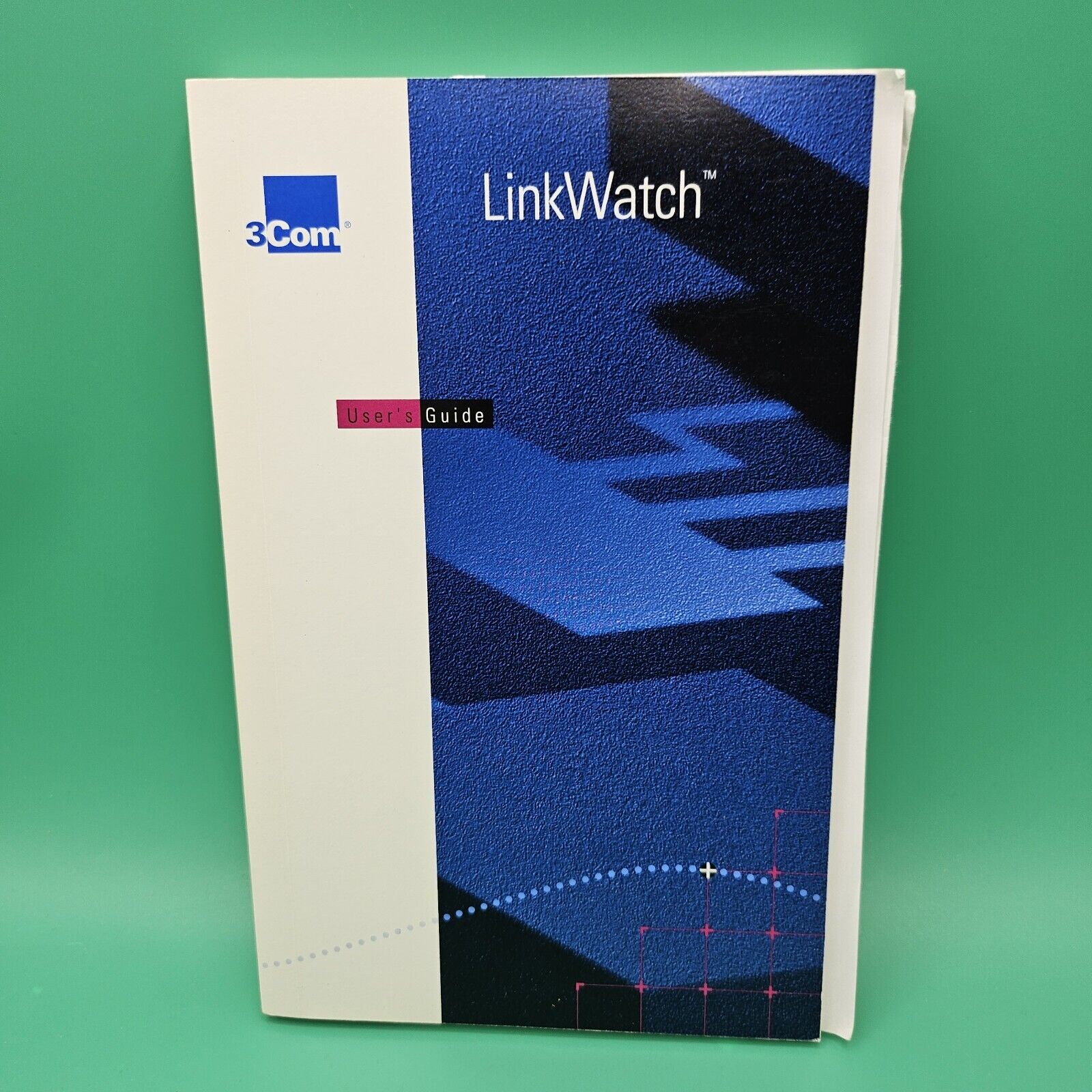 3COM LinkWatch Vintage User's Guide Software Booklet And Insert 1992 VG+ RARE