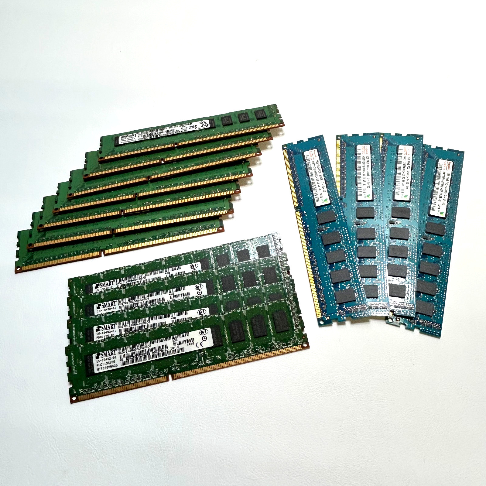 ECC DDR2 Server RAM Lot of 15 Mixed 1GB 2GB 4GB Hynix SMART PC2 Memory