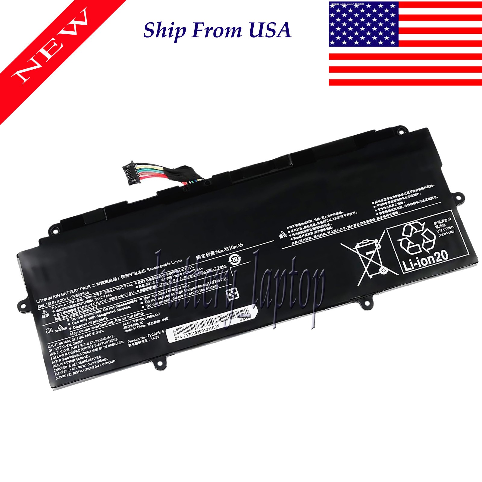 Battery for Fujitsu FPB0338S FPCBP529 FPCBP531 FMVNBP247 FMVNBP248 Laptop