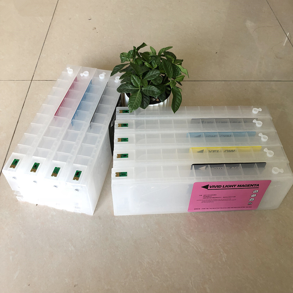 700ml refillale ink cartridge for Epson 7890 9890 7908 9908 with chip 