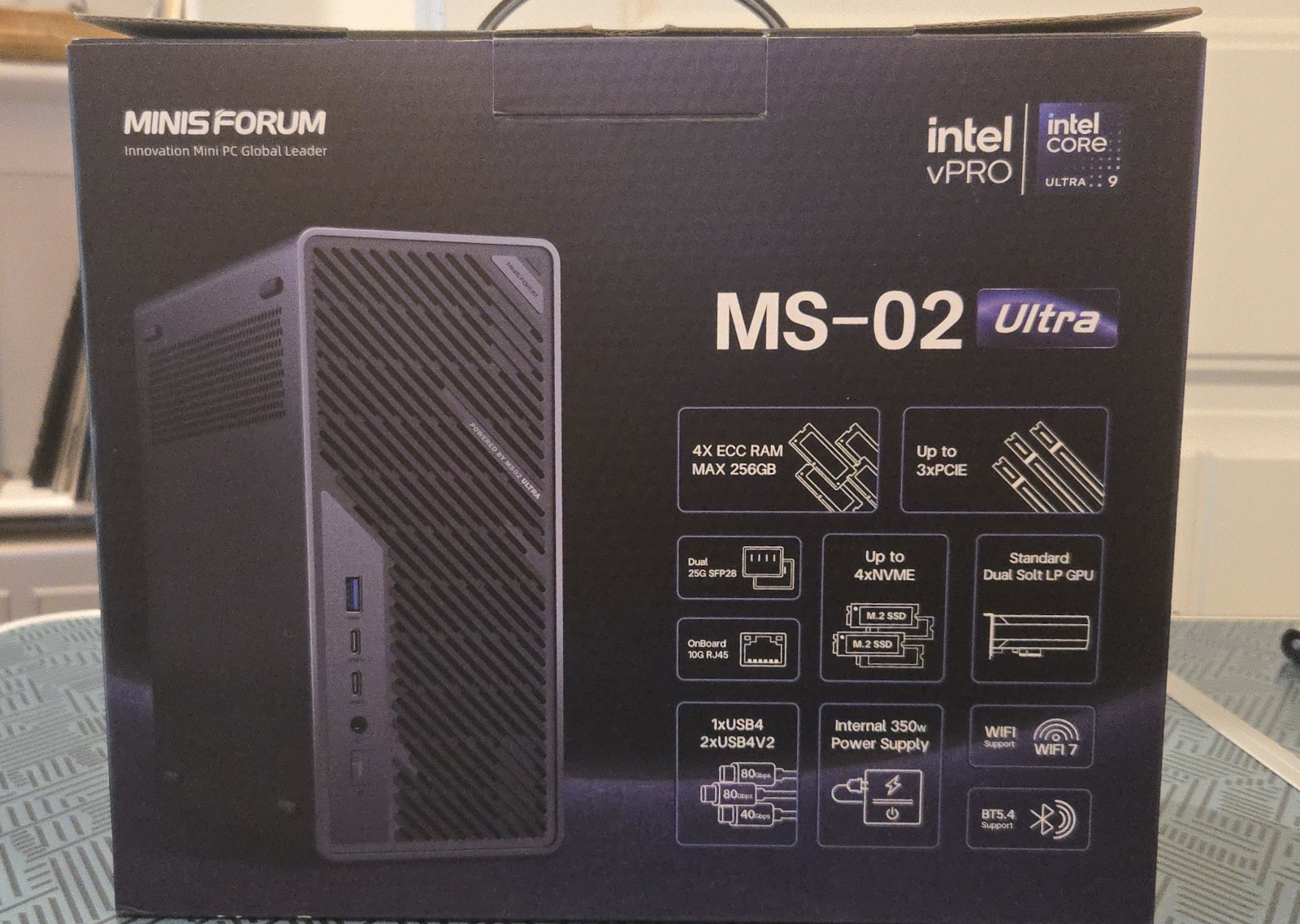MINISFORUM Mini Workstation MS-02 Core Ultra 9 285HX Barebone Mini PC