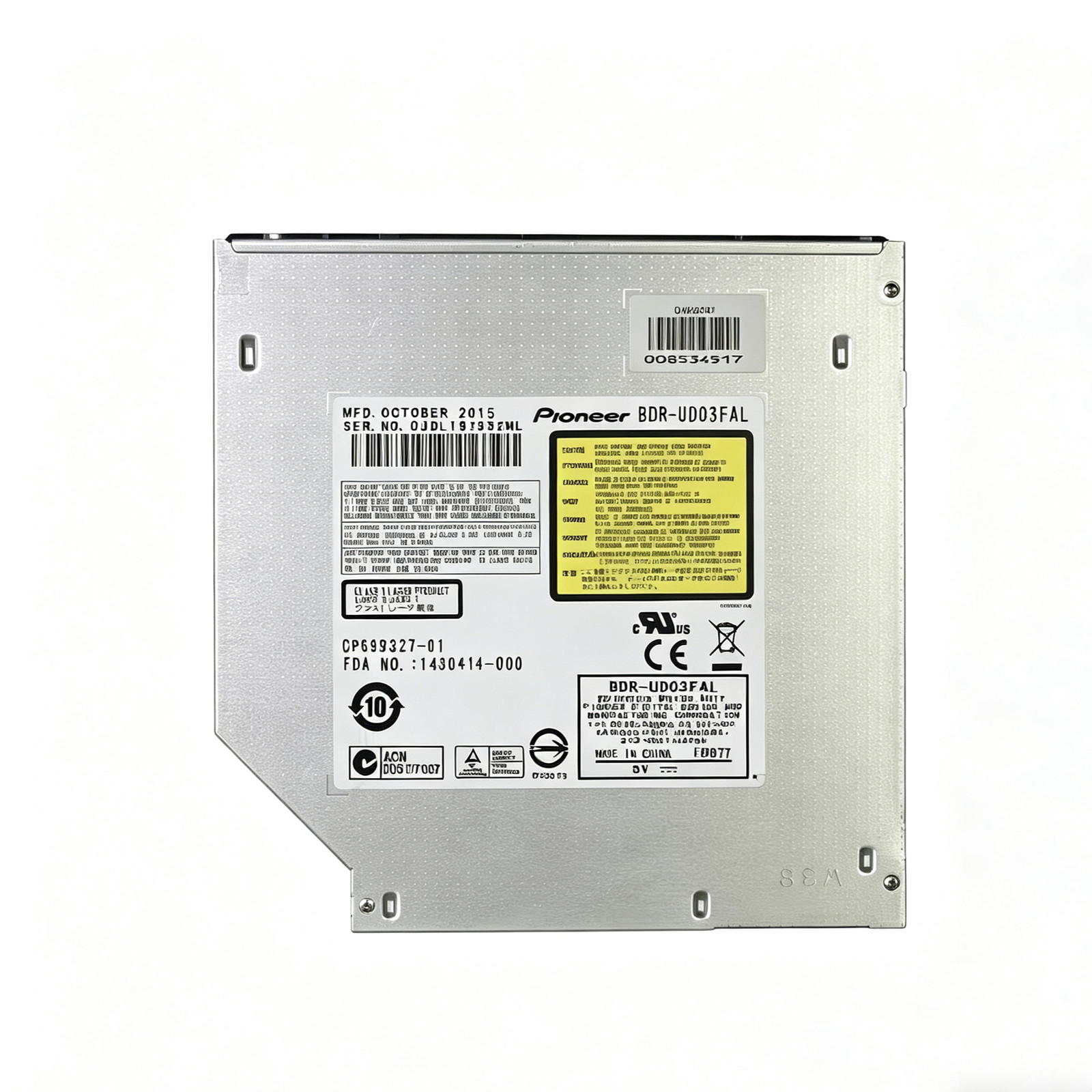 9.5mm BDR-UD03 Tray Load Blu-ray Burner BD-RE Internal DVD Writer Drive Player
