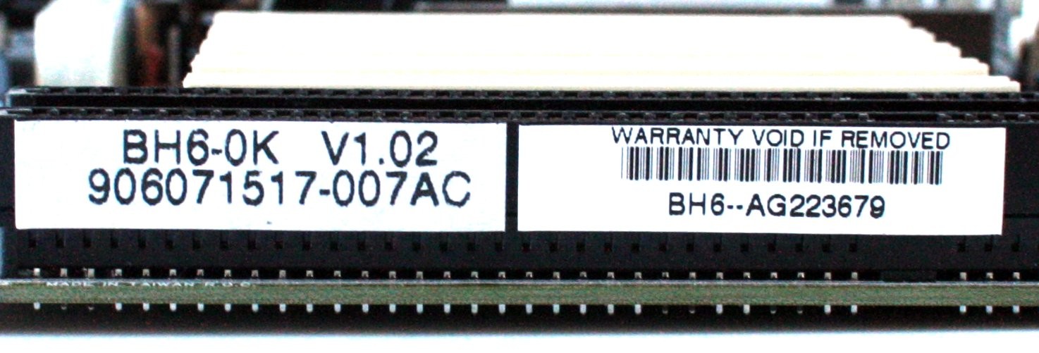 Motherboard, abit ab-bh6, bh6-0k, slot 1, 2x isa, 5x pci, rev 1.01,1.02,1.1