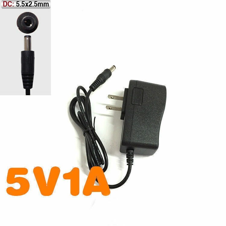 AC to DC 5V 9V 1A Power Supply Adapter US Plug Converter Charger 5.5mm x 2.1mm