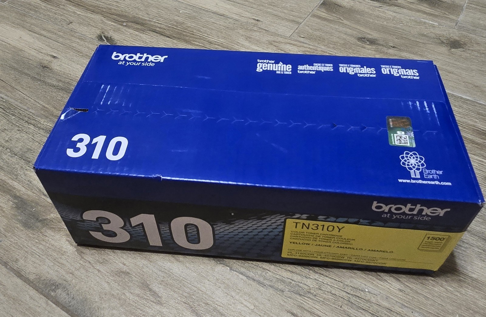 Genuine Brother TN310Y Yellow Toner Cartridge - New Sealed