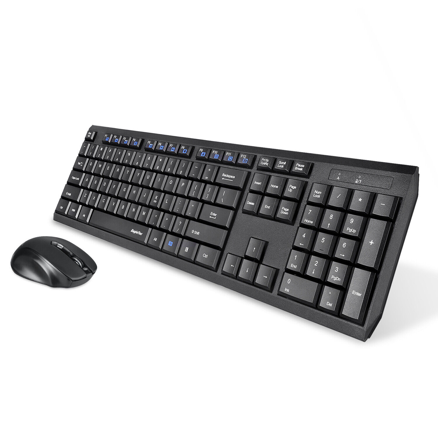 Eagletec K104 Wireless 104 Keys Keyboard and Mouse Combo for Windows PC