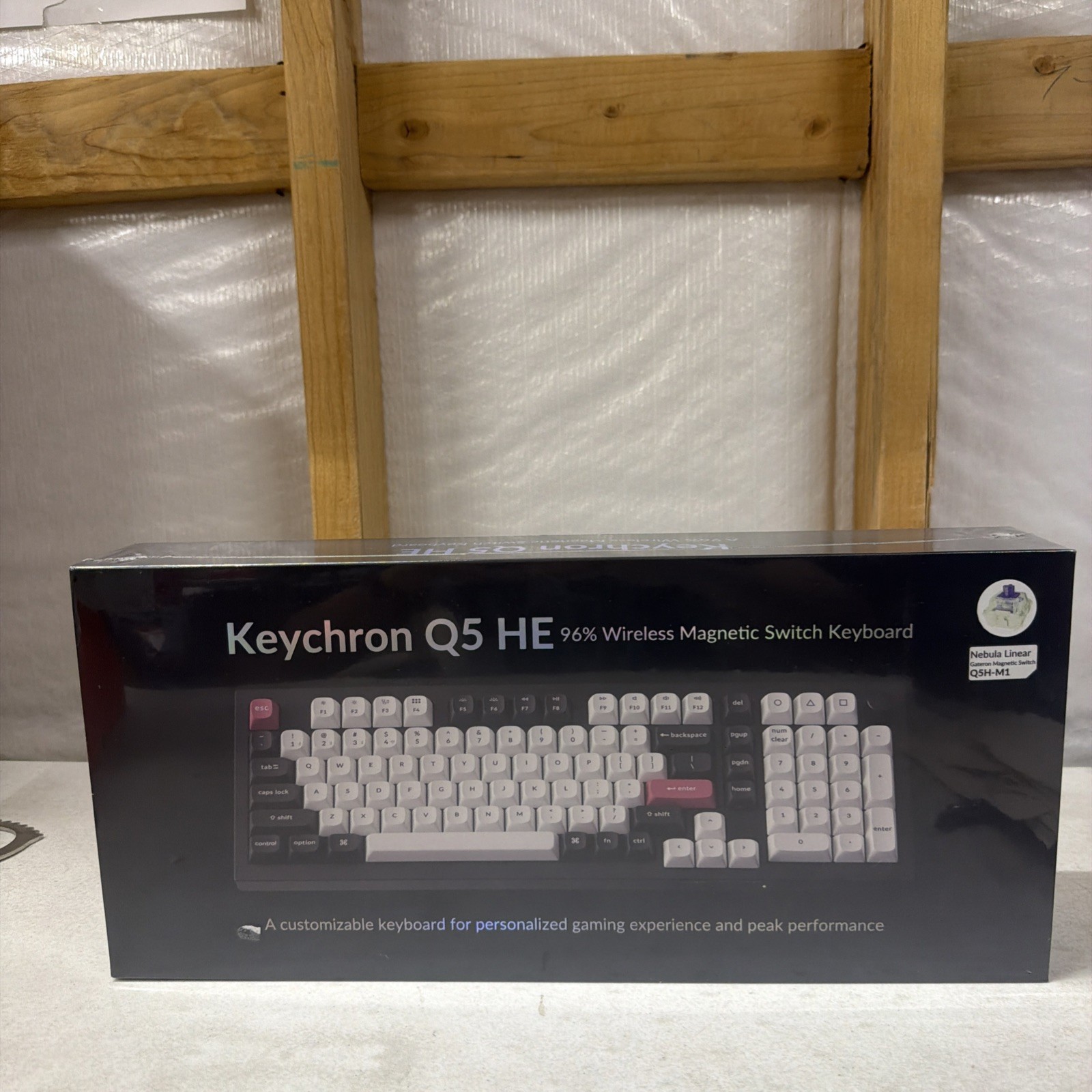 Keychron Q5 HE 96% Wireless Hall Effect Mechanical Gaming Keyboard QMK -Black