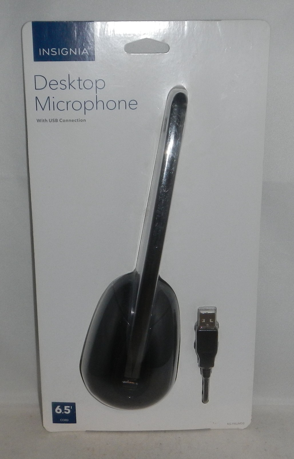 Insignia NS-PAUM50 USB Desktop Laptop Microphone for Computer Video Calls
