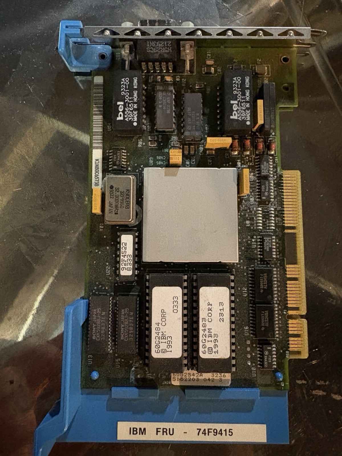 Vintage IBM 74F9415 Network Communications Adapter Card ISA FRU 74F9415