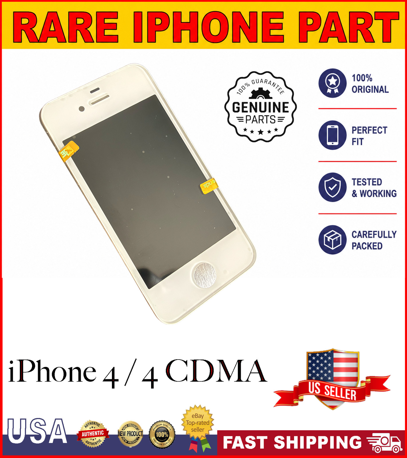 iPhone  4 CDMA Screen Replacement Original LCD Display | NEW