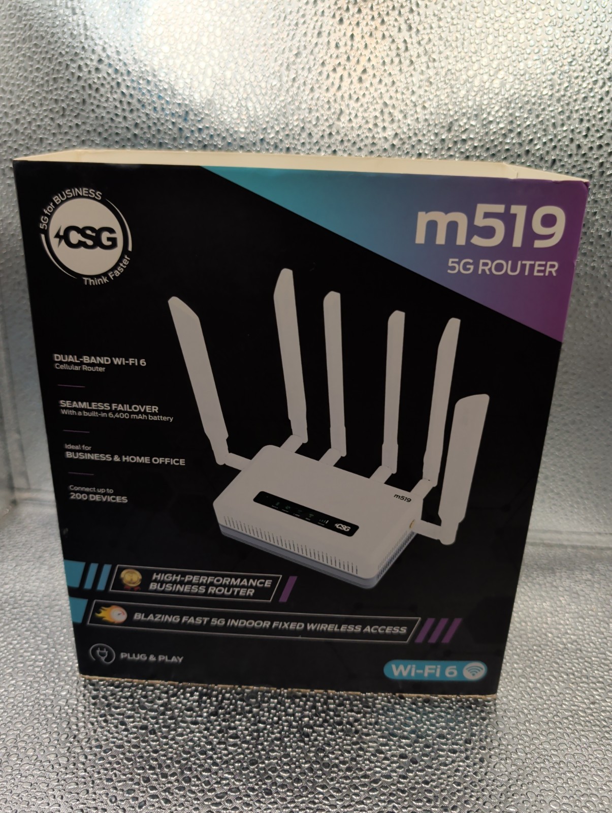 New CSG m519 Dual Band WiFi 6 659962528185 High-Performance Business Router