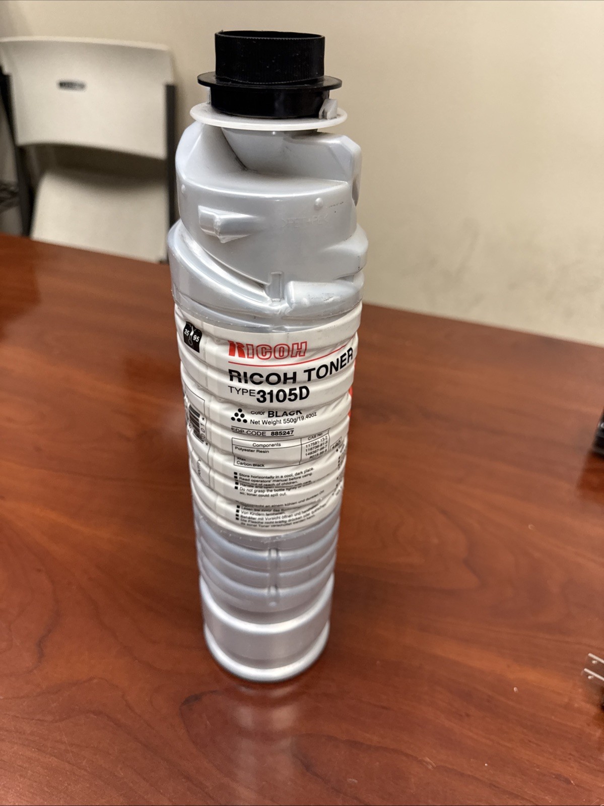Genuine Ricoh 885247 Brand New Sealed Black Toner. We Ship Fast