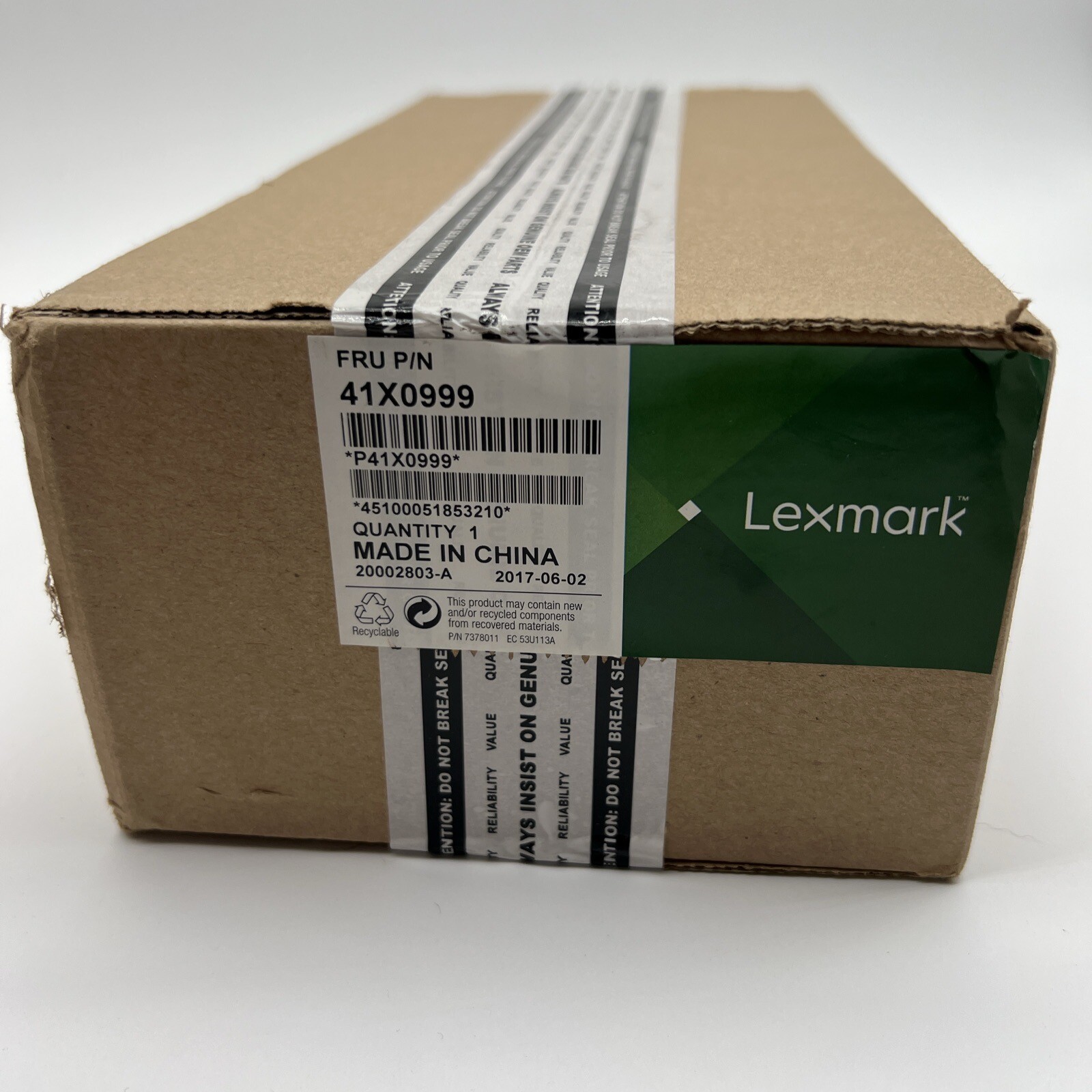 Genuine LEXMARK 41x0999 Pick Roller And Separator Pad