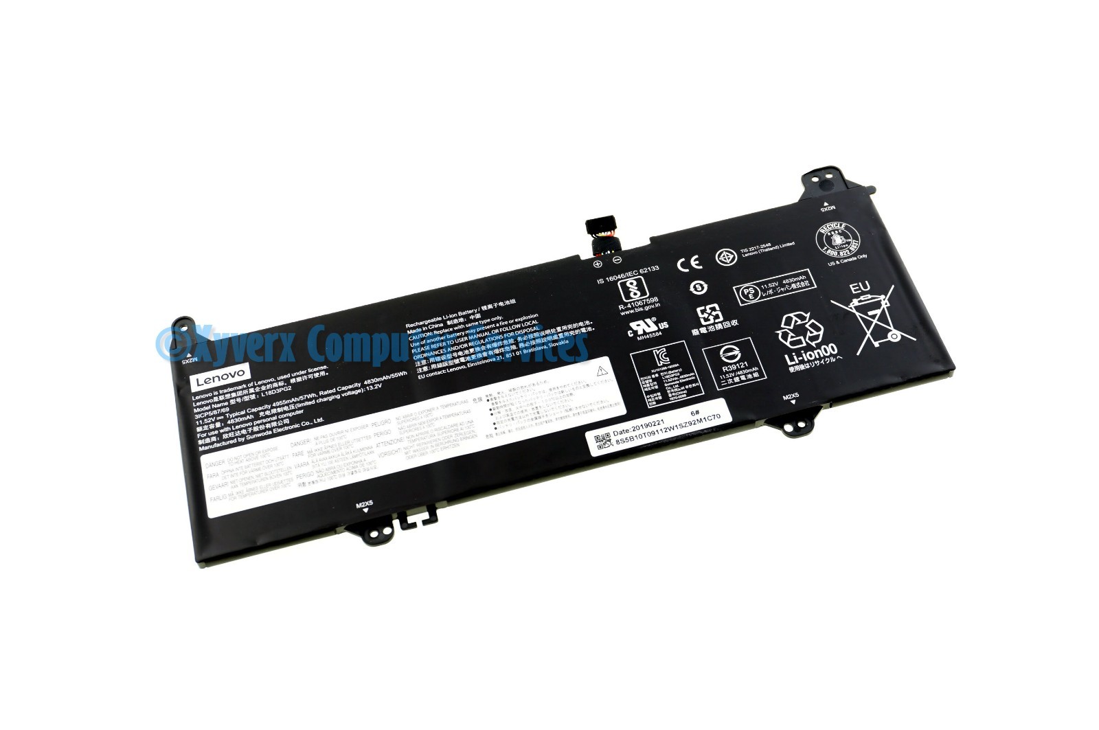 5B10T09112 L18D3PG2 OEM LENOVO BATTERY 11.52V 14W 81MQ-000JUS (GRD A)(DF16)