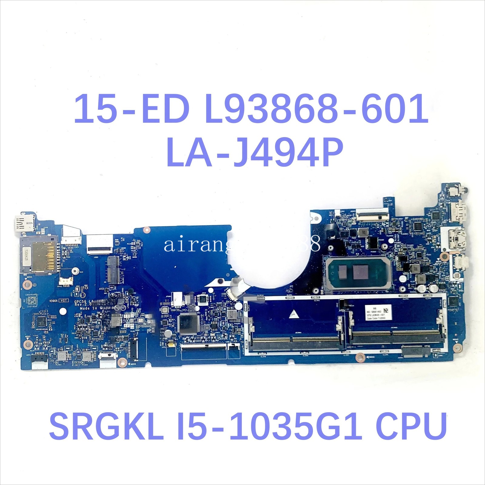 L93872-601 L93868-601 LA-J494P For HP X360 15-ED Motherboard With I5 I7 CPU