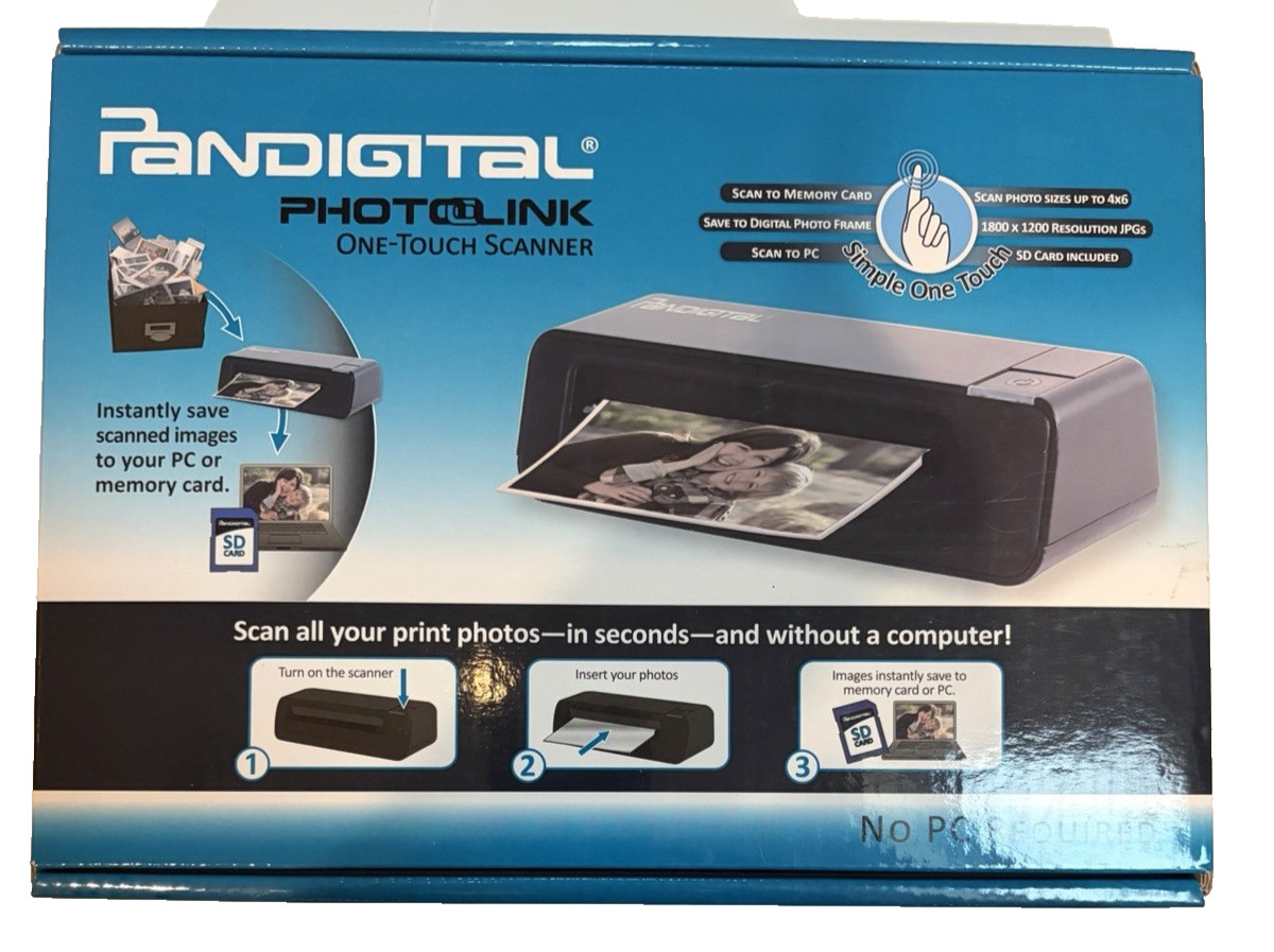 Pandigital PhotoLink One-Touch SCN02 Pass-Through Scanner