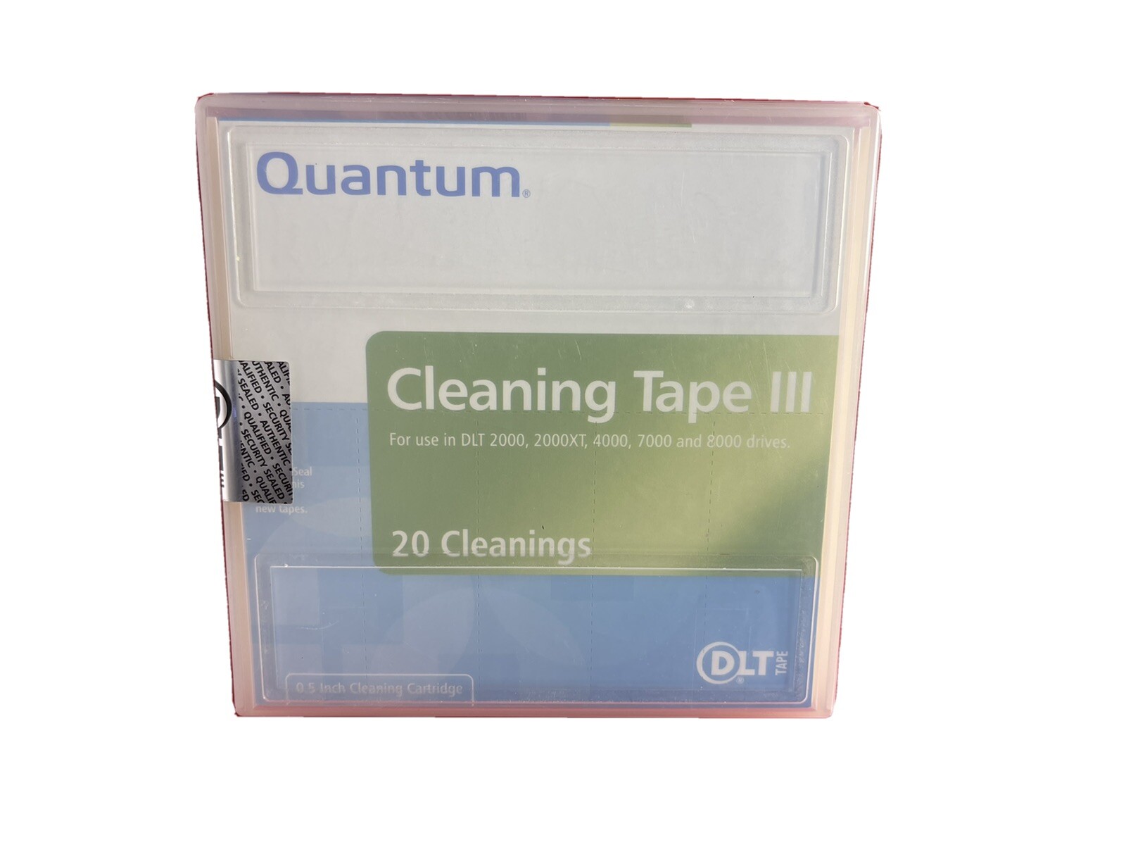 THXHC-02 Quantum III 1/2-Inch DLT Cleaning Tape Cartridge