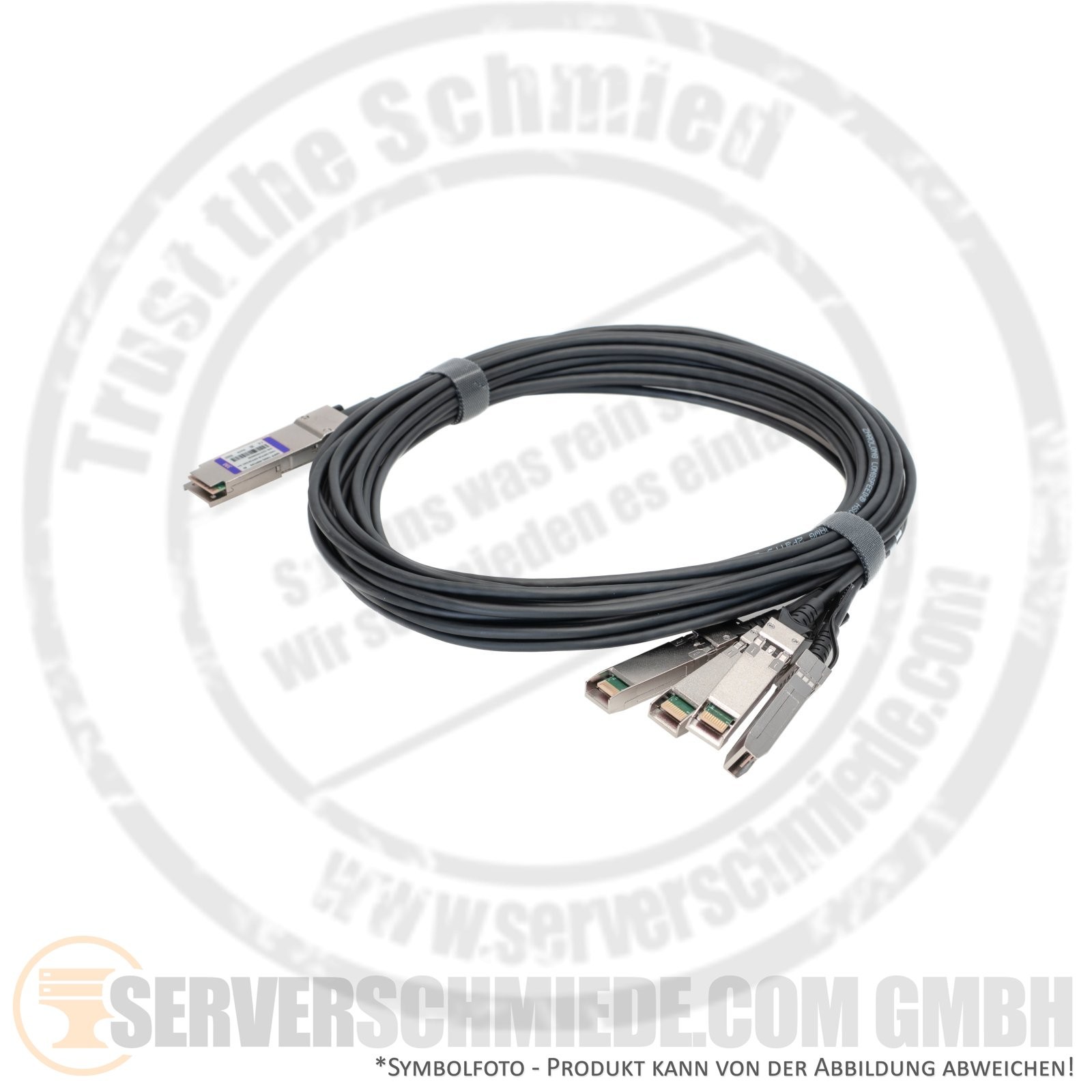 Dell 3m cable DAC copper 100Gb QSFP28 to 4x 25Gb SFP28 breakout cable 3rd party