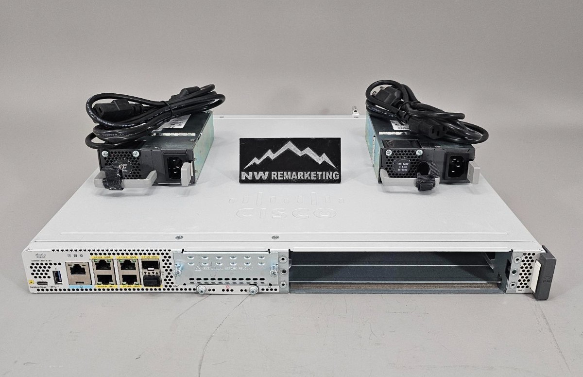 Cisco C8300-1N1S-6T Catalyst 8300 Edge Router w/ 6x 1GbE Ports, 1x NIM & 1x SM