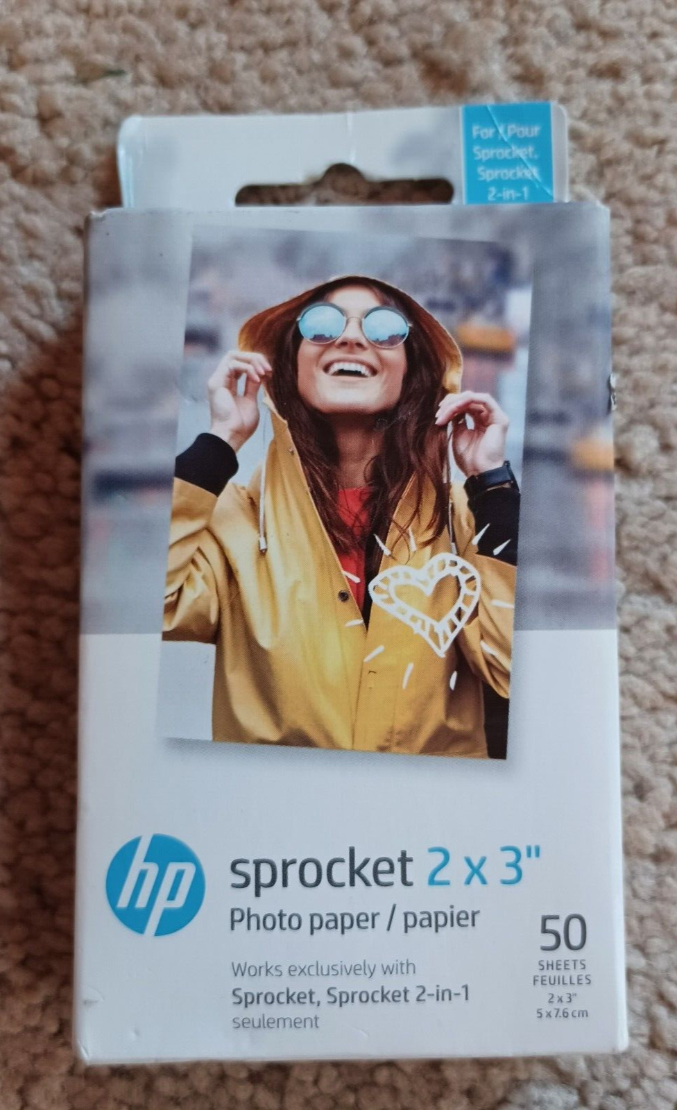 OEM HP Sprocket Zink Photo Paper 2x3