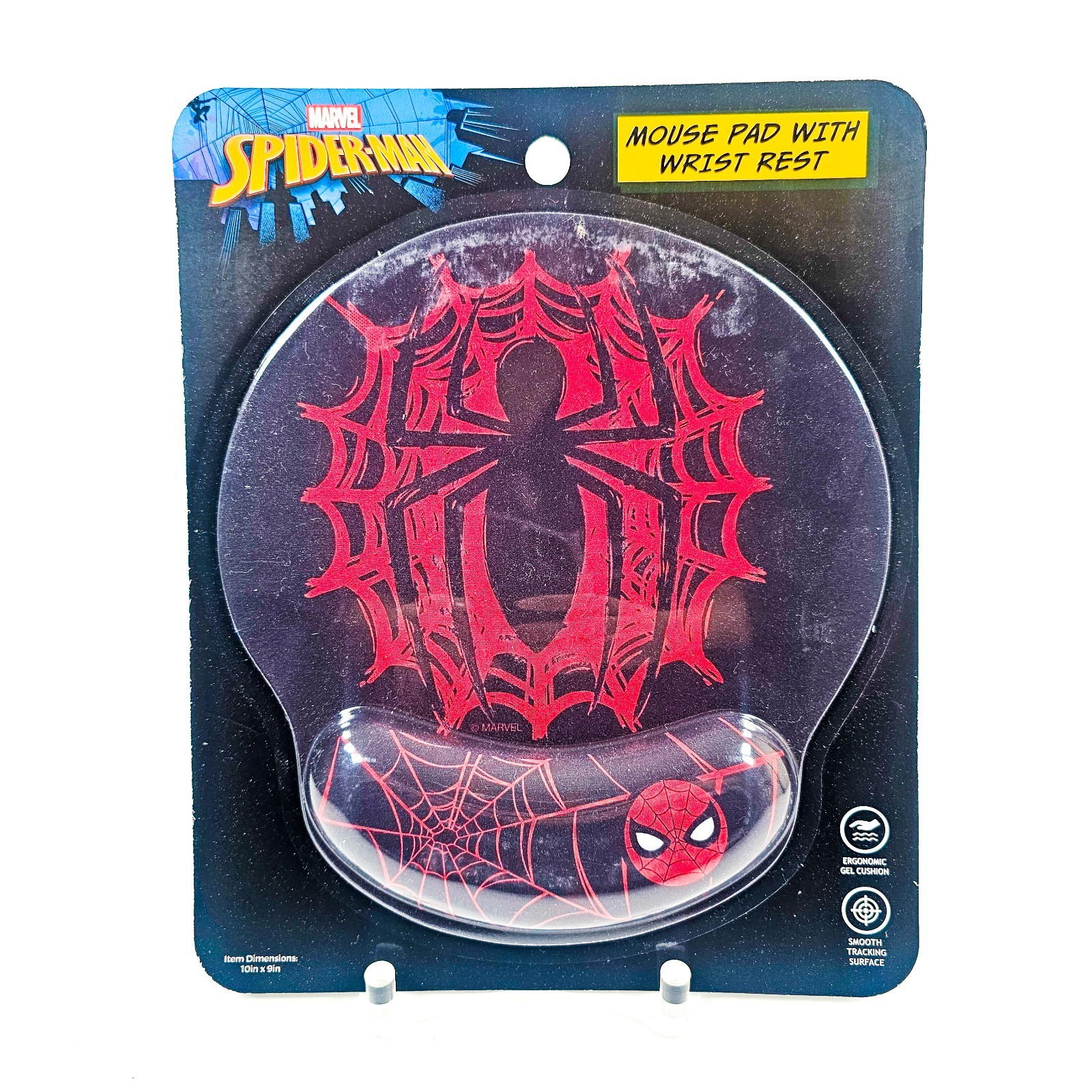 Marvel Spider-Man Mouse Pad with Wrist Rest Ergonomic Gel Cushion New Sealed