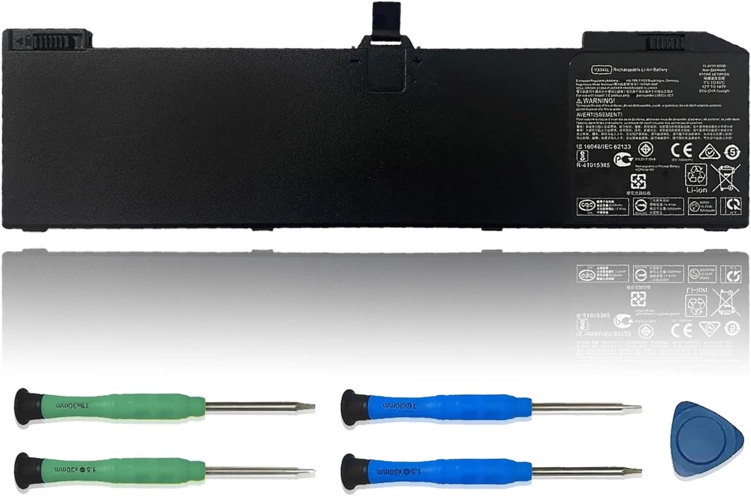 VX04XL Laptop Battery 15.4V 90Wh 5844mAh Compatible with HP Zbook 15 G5 G6