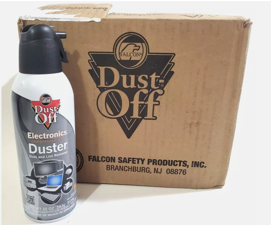 Dust-Off Compressed Computer Gas Duster 10oz 12 Pack  in Max 4 Days