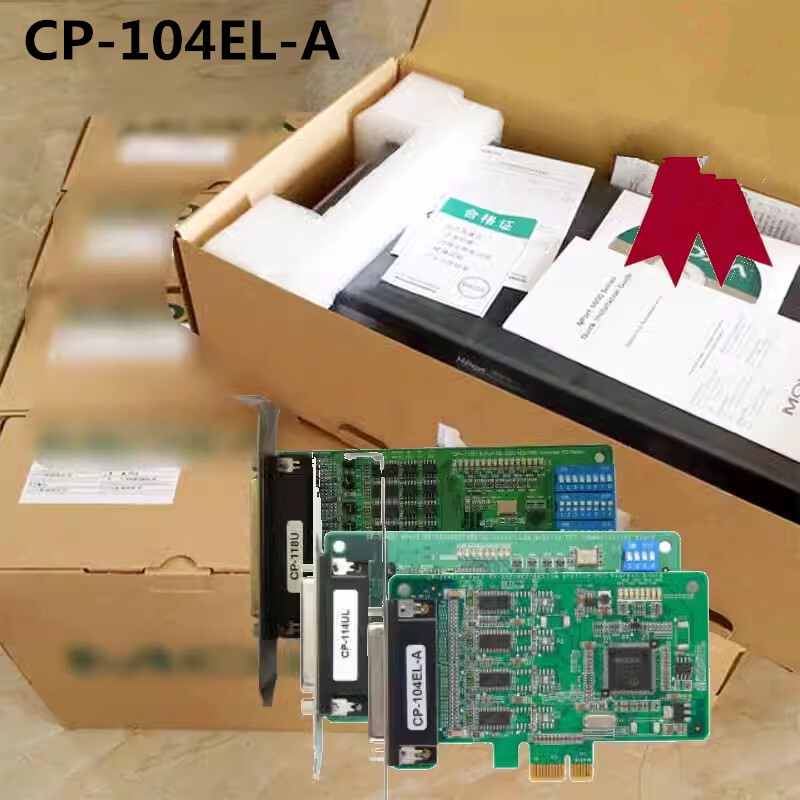 1pcs MOXA CP-104EL-A RS232 PCI-E Multi-port Card with 4 Ports.
