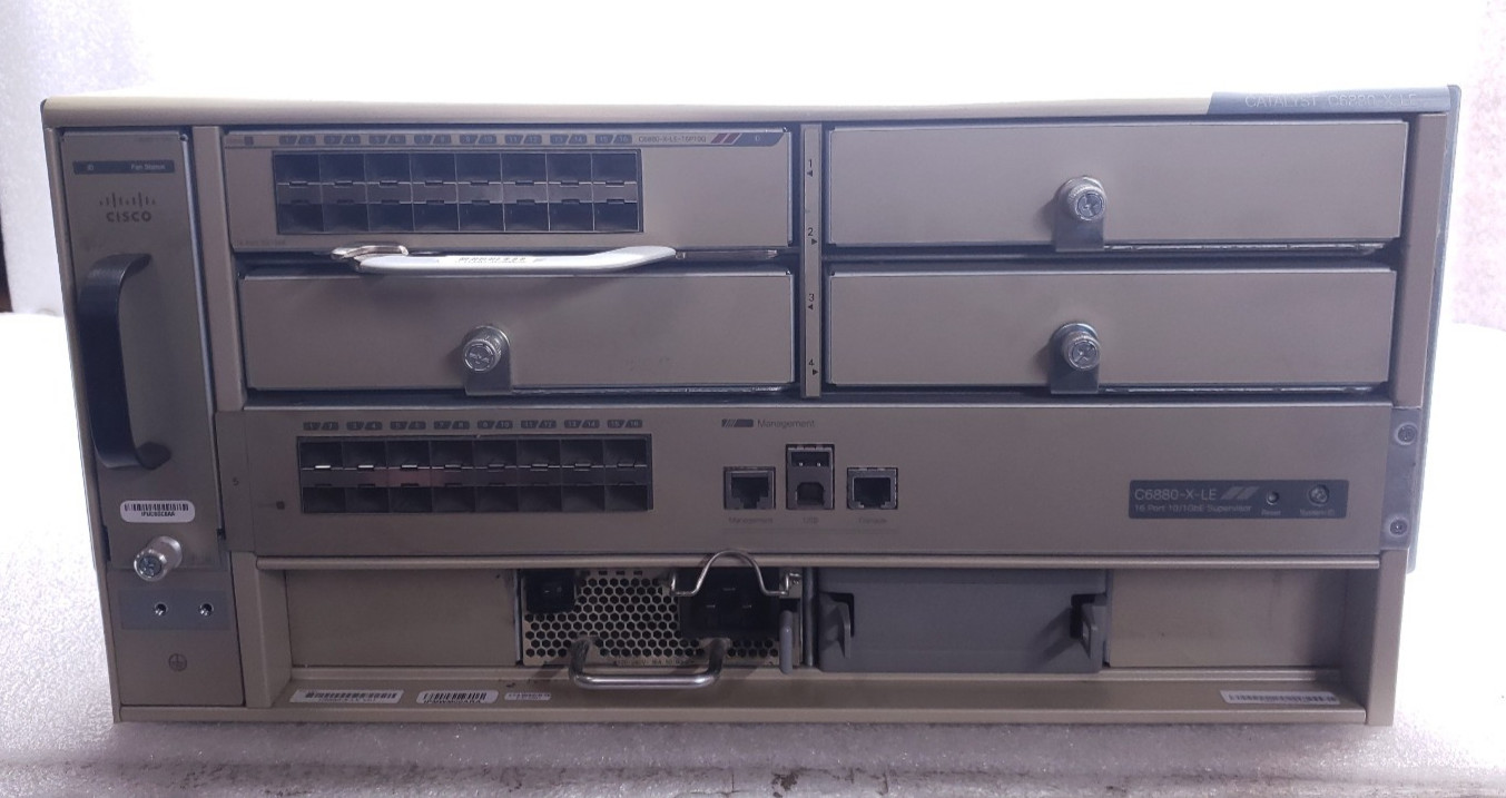Cisco Catalyst 6880-X-LE (C6880-X-LE) W/ 2 Modules #99