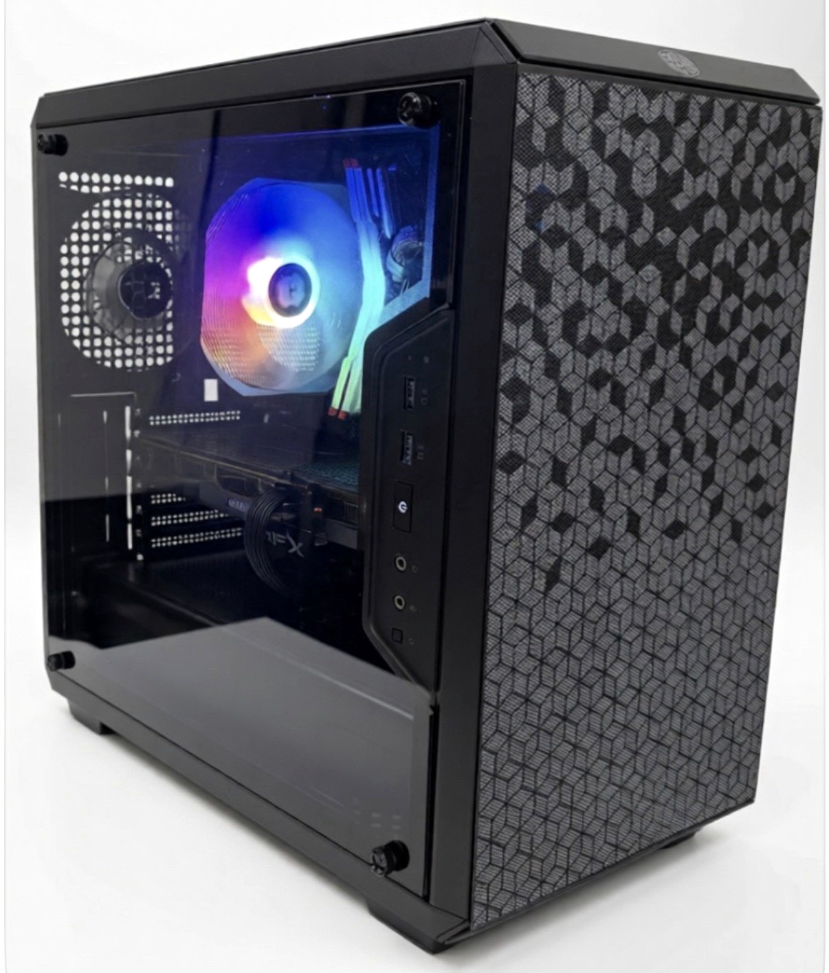 Custom Gaming PC , Black RGB,Gaming & 3D Work  R5 , rx7600 , 1 tb, 16gb and 750w